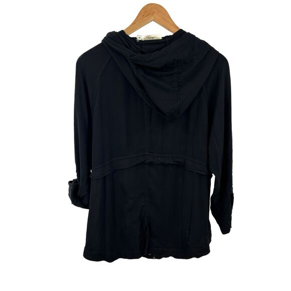 Andree by Unit Women's Medium Black Anorak Utility Jacket - Picture 3 of 7